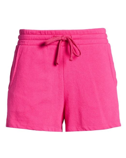 Juvia Pink Shorts & Bermuda Shorts Cotton, Polyester