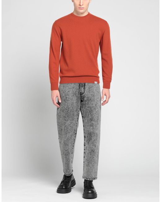 DETWELVE Red Sweater Wool, Viscose, Cashmere, Polyamide for men