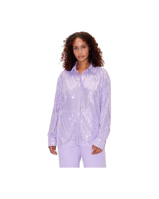 Stine Goya Purple Hemd