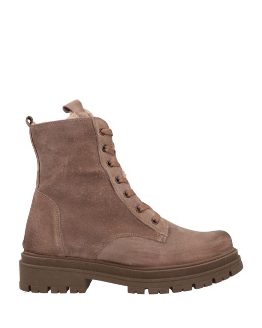 Divine Follie Brown Ankle Boots