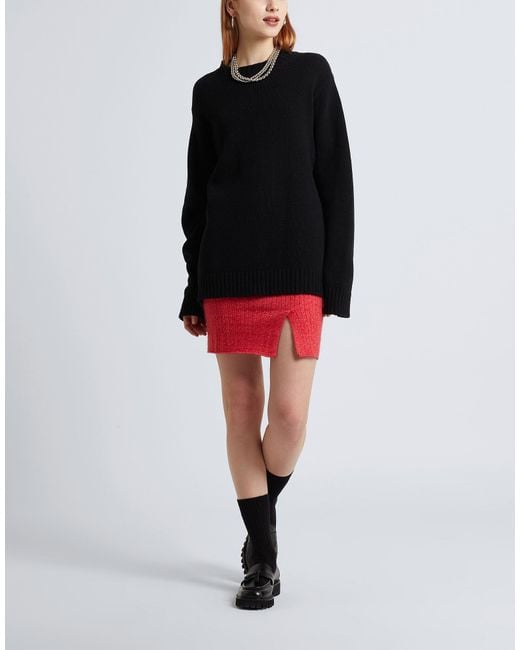 8 by YOOX Red Mini Skirt