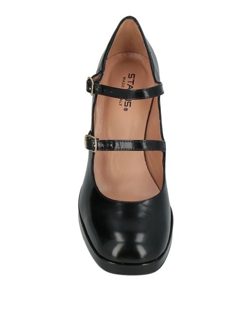 Status Black Pumps Leather