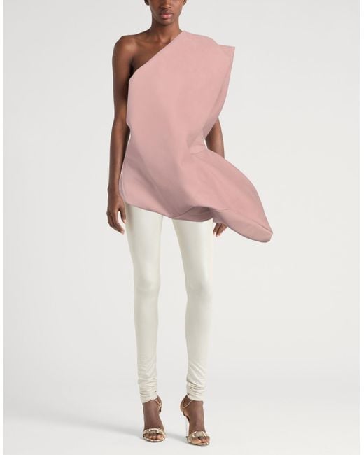 Rick Owens Pink Top Cow Leather