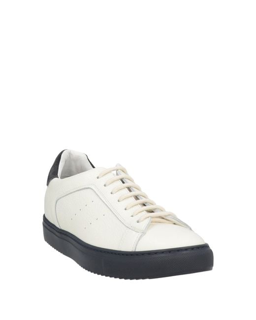 Doucal's White Sneakers Leather for men