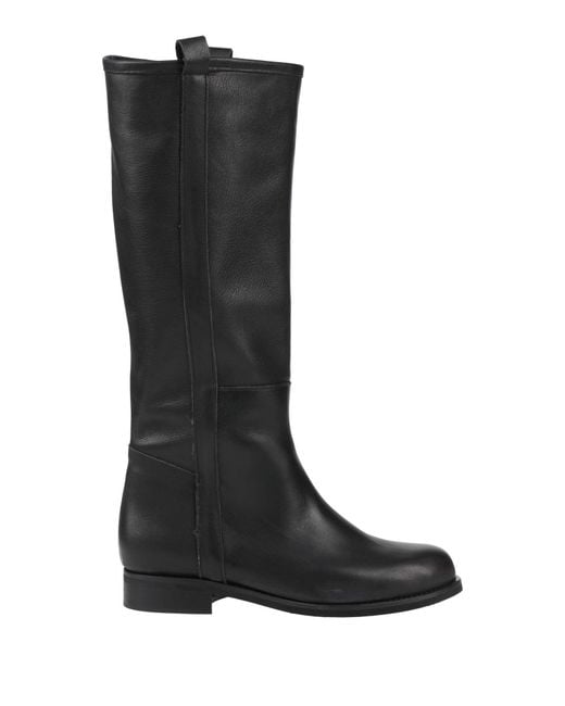 Divine Follie Black Boot Leather