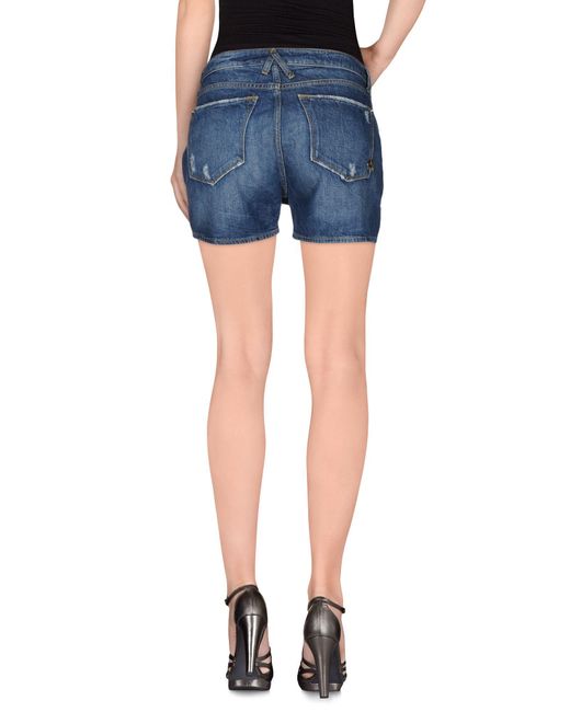 CYCLE Blue Denim Shorts