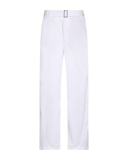 Department 5 White Pants Cotton, Polyester