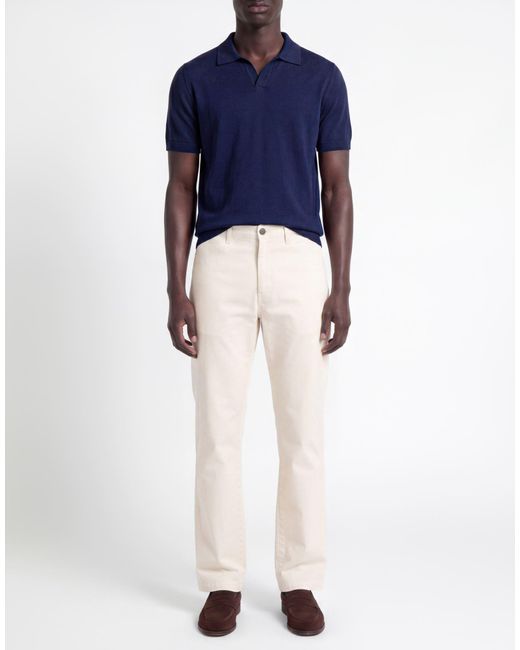 Mason's Natural Pants Cotton, Elastane for men