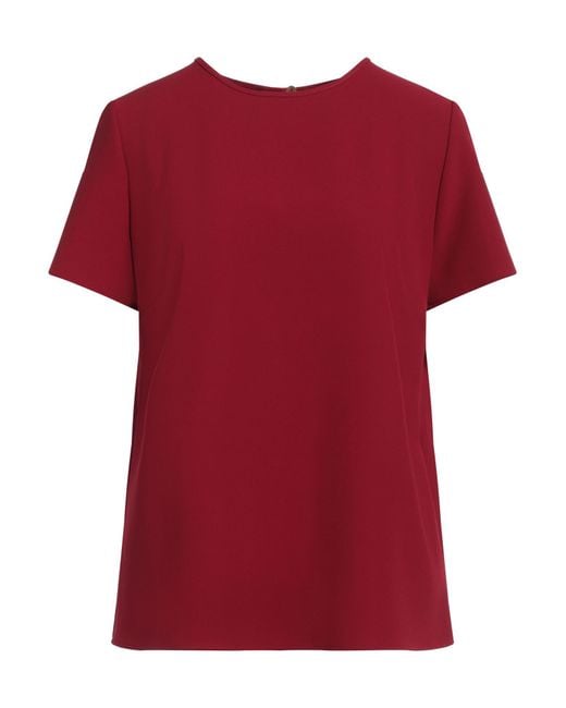 P.A.R.O.S.H. Red Brick Top Polyester, Elastane
