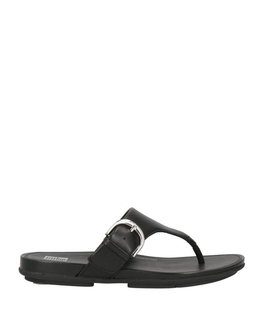 Fitflop Black Thong Sandal