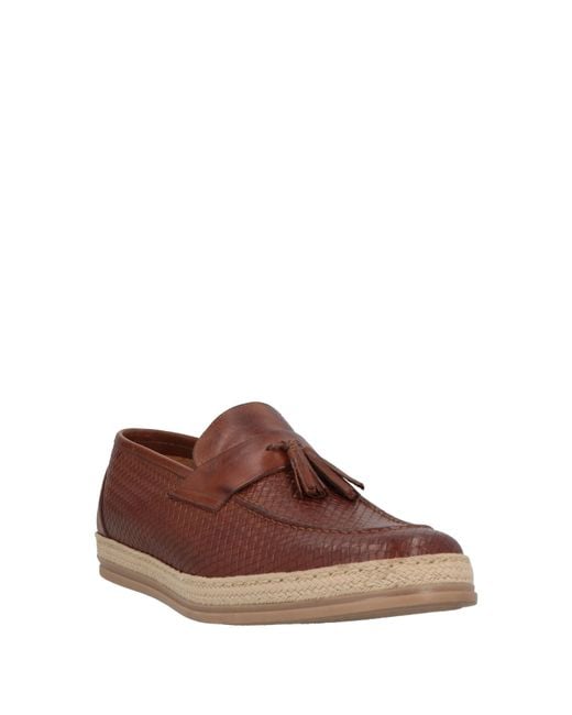 Baldinini Brown Loafers Leather for men