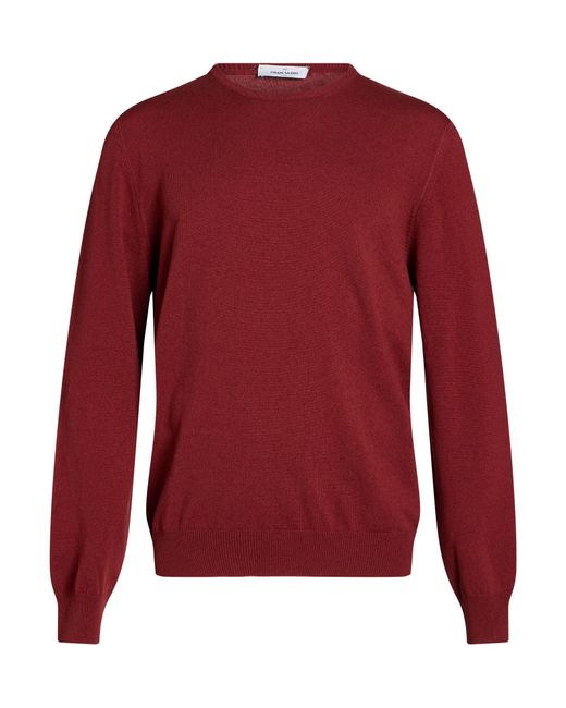 Gran Sasso Red Sweater Cashmere for men