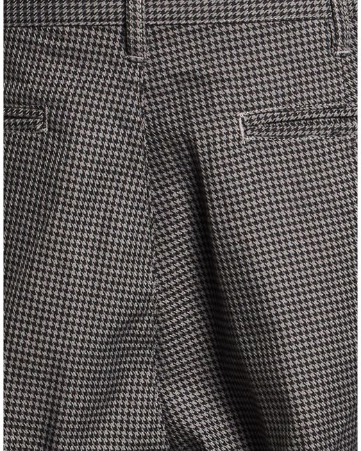 Obey Gray Charcoal Pants Polyester, Rayon for men