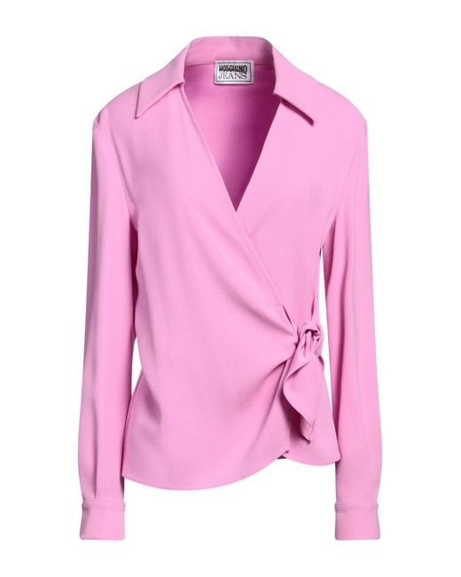 Moschino Jeans Pink Top