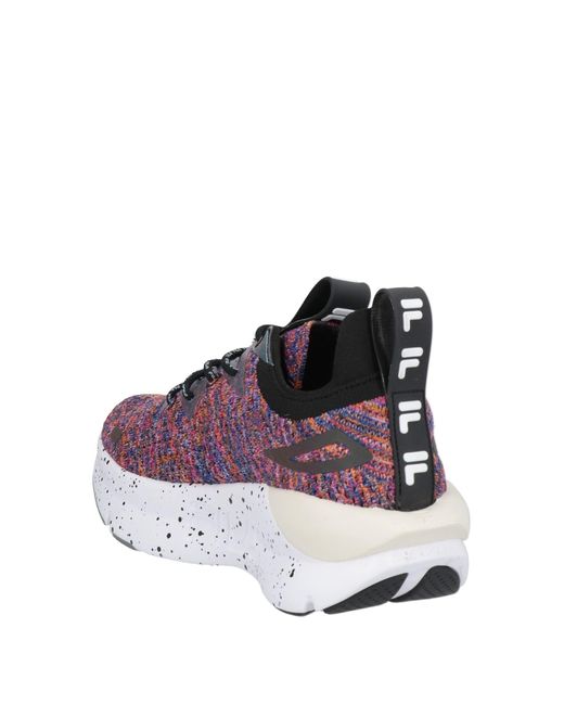 Pink and cheap black filas