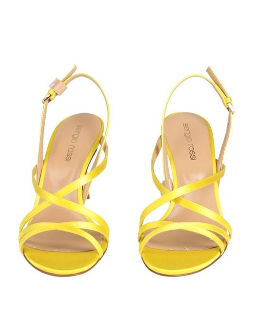 Sergio Rossi Metallic Sandals