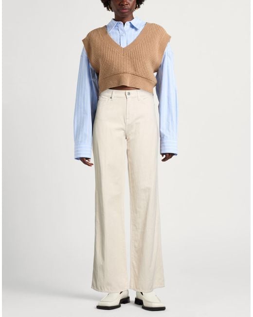 7 For All Mankind White Trouser