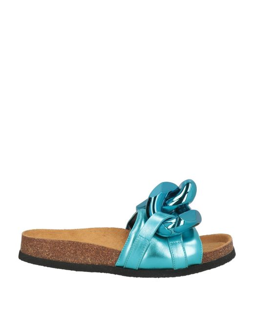 J.W. Anderson Blue Sandals Lambskin