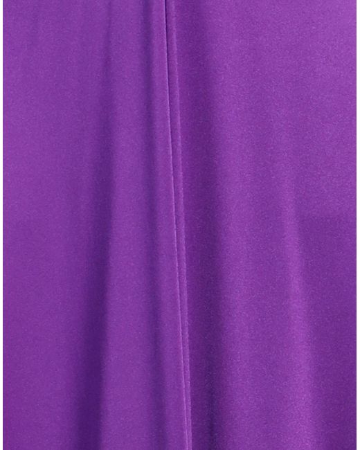 Pinko Purple Dark Maxi Dress Polyamide, Elastane