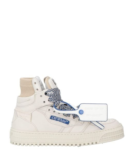 Off-White c/o Virgil Abloh White Light Sneakers Calfskin, Textile Fibers
