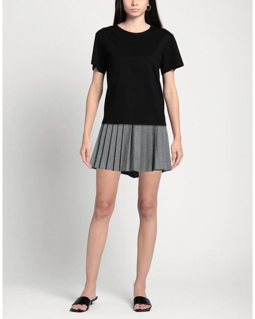 Sandro Gray Shorts & Bermuda Shorts Polyester, Virgin Wool, Elastane