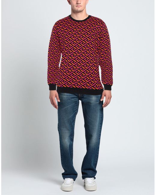 Pullover Versace de hombre de color Red