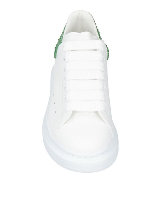 McQueen White Sneakers Leather