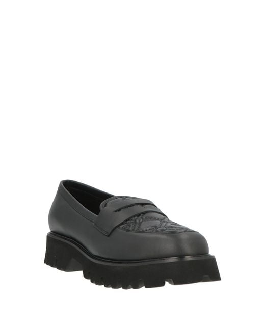 Pollini Black Mokassin