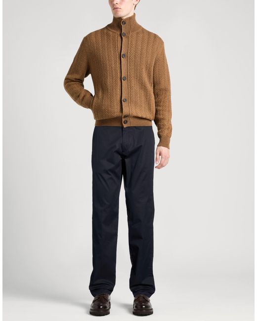 Paul & Shark Blue Pants Cotton, Elastane for men