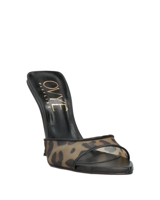 Ovyè Metallic Sandals