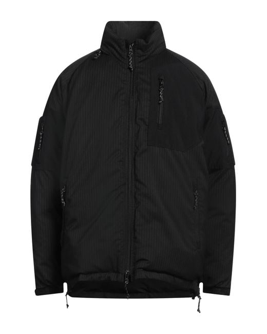 Comme des Garçons Black Jacket Wool, Polyester, Nylon, Polyurethane for men