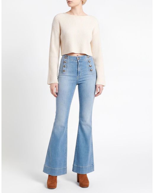 Veronica Beard Blue Jeans Cotton, Polyester, Polyurethane