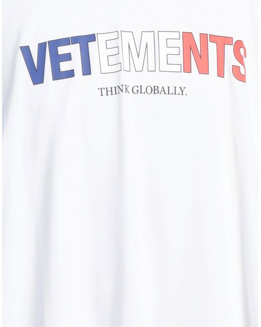 Vetements T-shirts in White für Herren