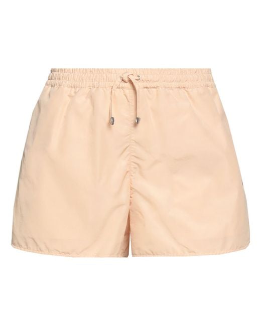 Burberry Natural Apricot Shorts & Bermuda Shorts Polyamide, Cotton