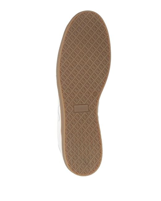 MSGM White Light Sneakers Leather for men