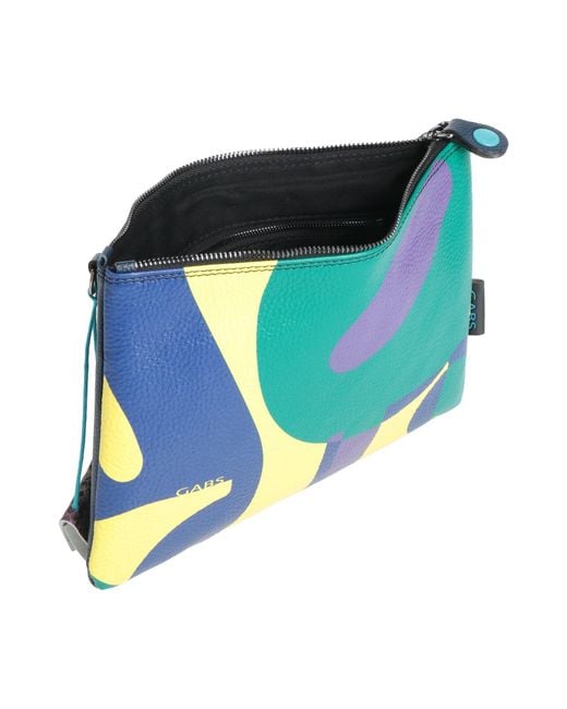 Gabs Blue Cross-Body Bag Calfskin