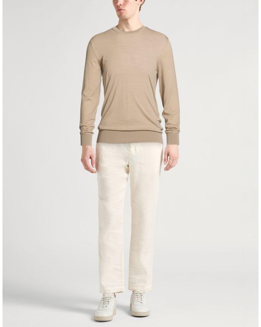 Zegna Natural Sweater Wool for men
