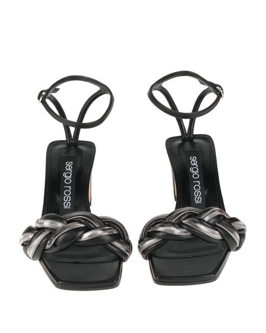 Sergio Rossi Black Sandals
