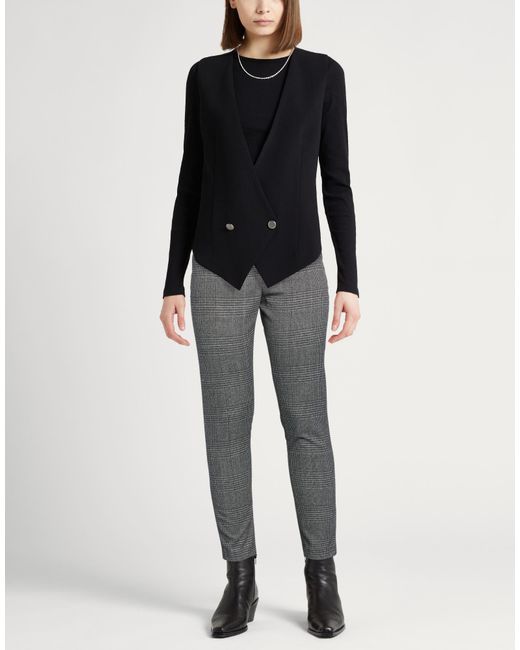 Liu Jo Gray Pants Polyester, Viscose, Elastane