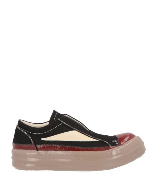 Rick Owens Brown Sneakers Textile Fibers