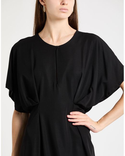 Liu Jo Black Mini Dress Viscose, Polyester