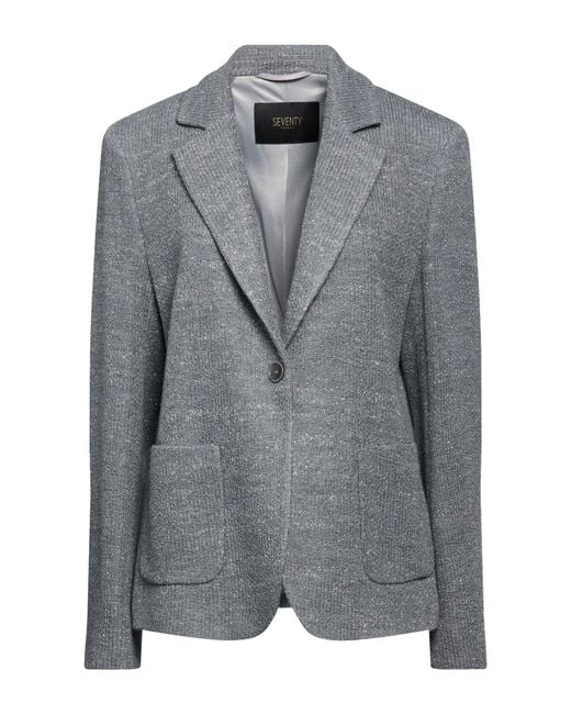 SEVENTY VENEZIA Gray Blazer
