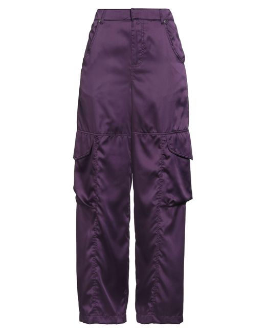 Gcds Purple Pants Polyester