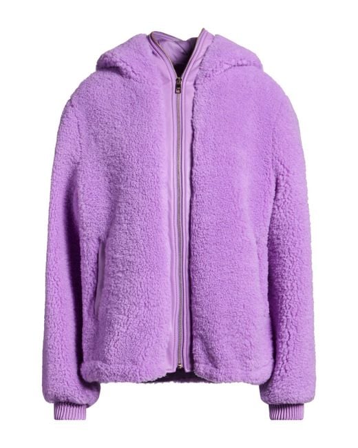 Liu Jo Purple Shearling & Teddy