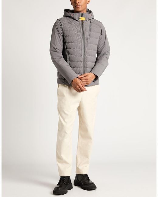 Parajumpers Gray Puffer Polyimide, Elastane for men