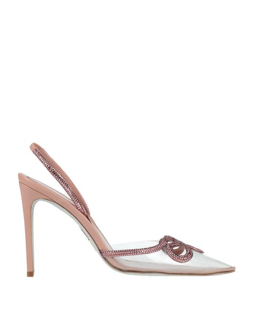 Rene Caovilla Pink Pumps