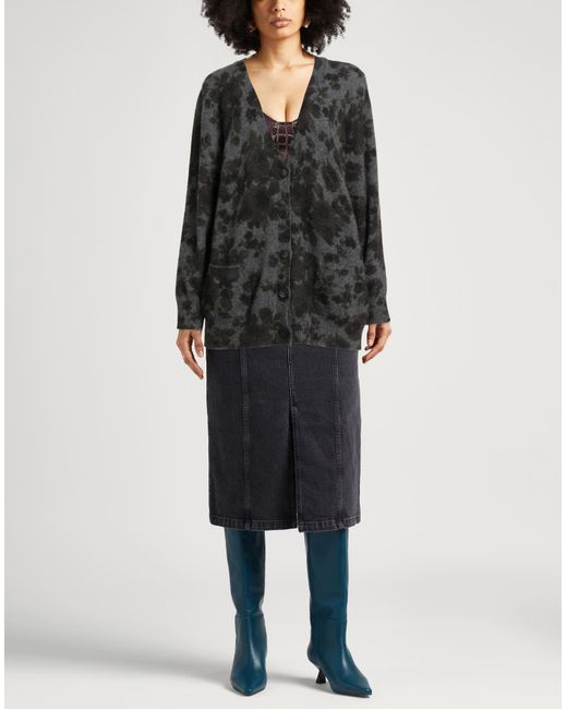 Blumarine Black Cardigan Wool, Polyamide