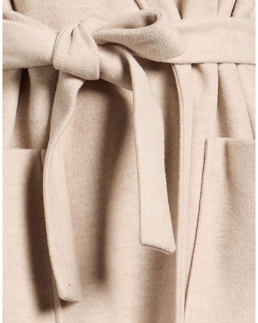 Please Natural Coat Polyester, Wool
