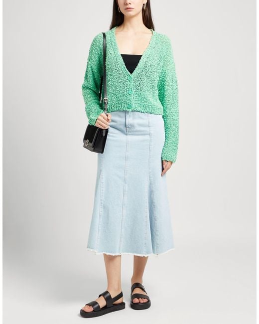 ViCOLO Green Cardigan Cotton, Polyester