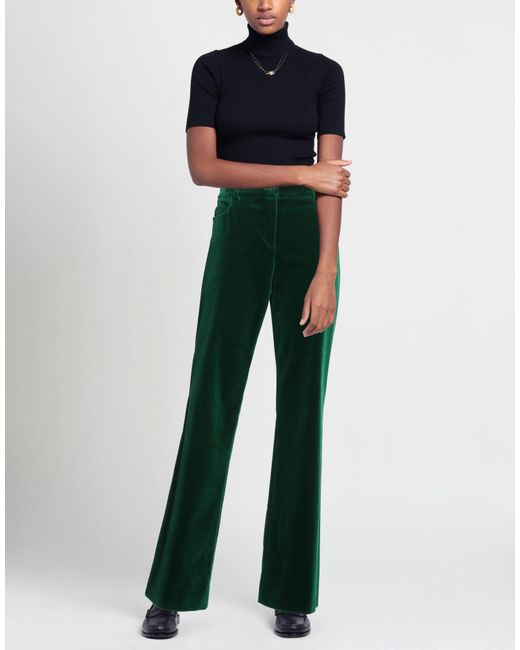 Alberta Ferretti Green Pants